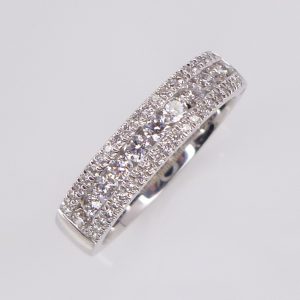 18ct White Gold Diamond Eternity Ring