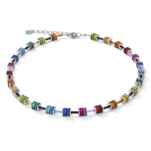 Coeur De Lion GEOCUBE Classic Multicolour Necklace