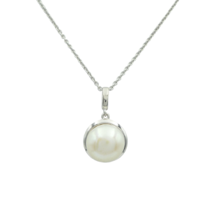 Silver Pearl Necklace