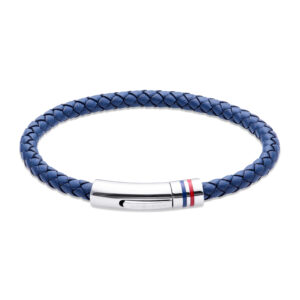 Unique & Co Navy Leather Bracelet