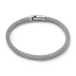 Silver Popcorn Bracelet