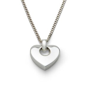 Silver Open Heart Pendant