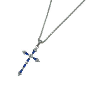 Silver Cross with Chain