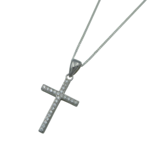 Silver Cross with Chain