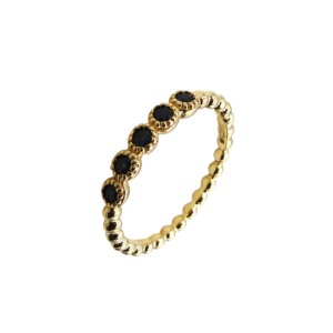 9ct Gold Sapphire 5 Stone Ring