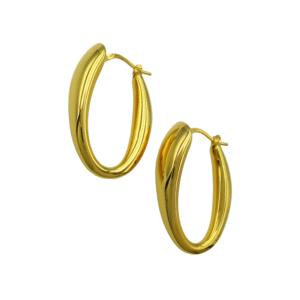 Silver Gold Plated Hoop Earrings