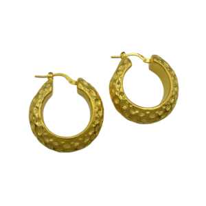 Silver Gold Plated Hoop Earrings