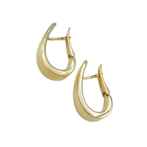 9ct Gold Hinged Hoop Earrings