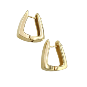 9ct Gold Hinged Hoop Earrings