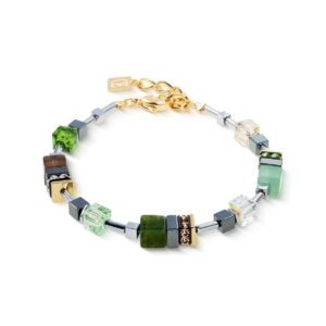 Coeur de Lion GeoCUBE Green Nephrite Bracelet