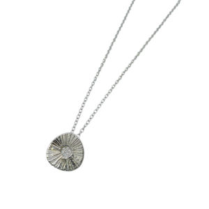 Silver CZ Fancy Necklace