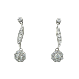18ct White Gold 1.20ct Diamond Earrings