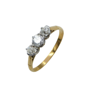 18ct Gold 0.50ct 3 Stone Diamond Ring