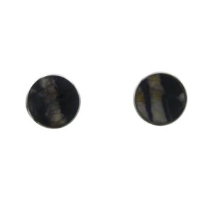 Silver Blue John Stud Earrings