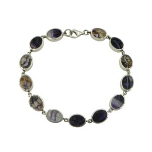 Silver Blue John Bracelet