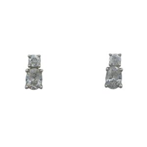14ct White Gold 0.50ct Diamond Earrings