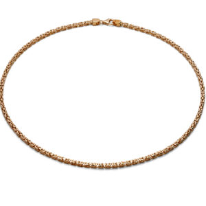 Silver Byzantine Necklace - gold plated