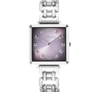 Coeur De Lion Iconic Silver Rose Watch