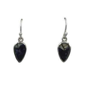 Silver Blue John Earrings