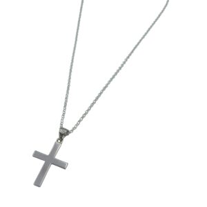 Silver Cross with Chain