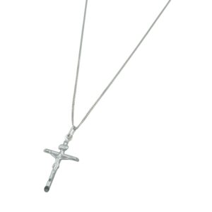 Silver Crucifix with Chain