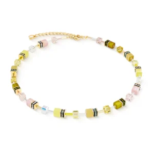 Coeur de Lion Iconic Olive Yellow Necklace