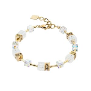 Coeur de Lion Iconic White & Gold Bracelet