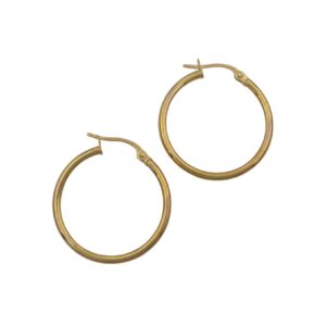 9ct Gold Hoop Earrings