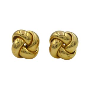 9ct Gold Knot Stud Earrings