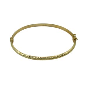 9ct Gold Hinged Bangle