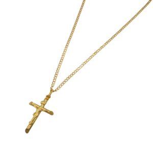 9ct Gold Crucifix with Chain