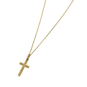 9ct Gold Cross with Chain