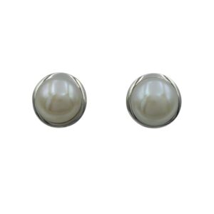 Silver Pearl Earrings