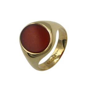 9ct Gold Cornelian Signet Ring