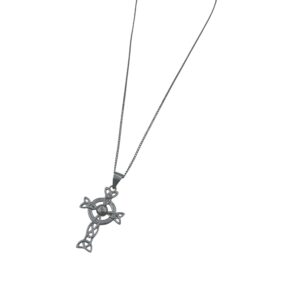 Silver Cross & Chain