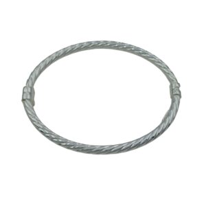 Silver Twist Bangle