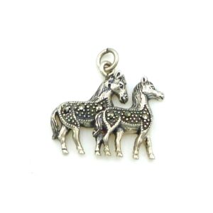 Silver Ponies Pendant