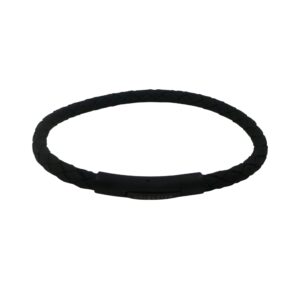 Unique & Co Black Leather Bracelet